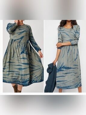 Anthropologie x Dolan Eliska Tie Dye Midi Dress